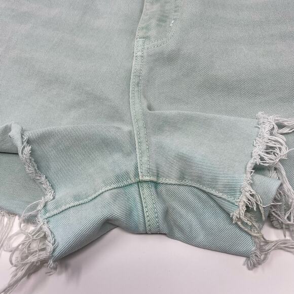 BDG Mint Green A-line Short Raw Hem 31 - Picture 6 of 12